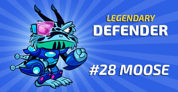 AlphaCatGame's tweet image. #KnowYourCrewMembers This Legendary Companion packs a "Tunalicious" punch! Use Moose's Active Ability to add a 5x5 blue square to the field.