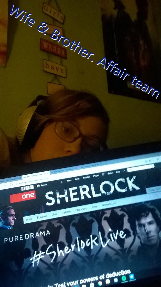 Cricket_Chloe's tweet photo. @BBCOne #revenge what's better than 1 affair? 2 affair's! #sherlocklive https://t.co/GxqQFMpB5u