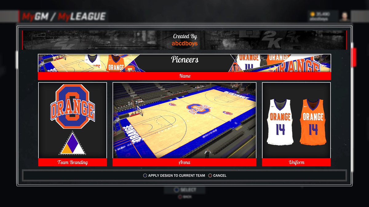 270on2k's tweet photo. Olentangy Orange is now available to play with in NBA 2k17 on PlayStation 4 https://t.co/hzuVfntMJW