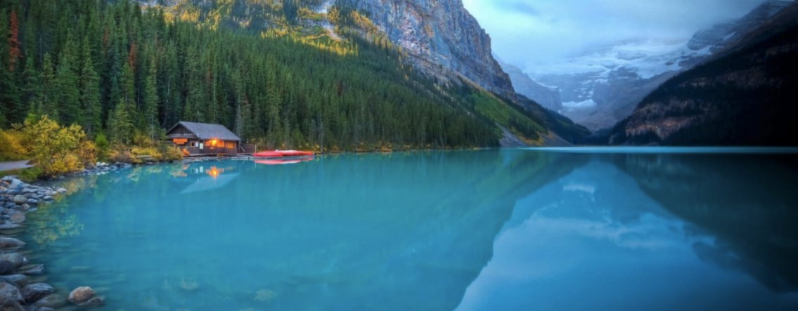 Busbud's tweet photo. Q9: The Province of Alberta as a whole. Lake Louise especially, Banff National Park and Jasper. Hiking and camping = these views. #RTWChat https://t.co/6a9pHZM6gF