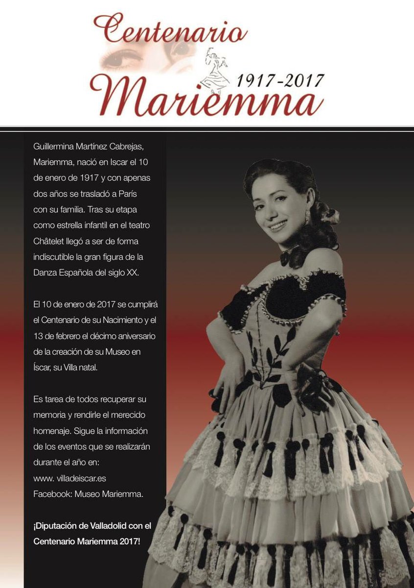 rubengmontoro's tweet photo. Año importante para la #cultura en la que #Valladolid tiene que da el "Do de pecho", tierra en la que nació una grande de la Danza española. https://t.co/RnsabP1YTF