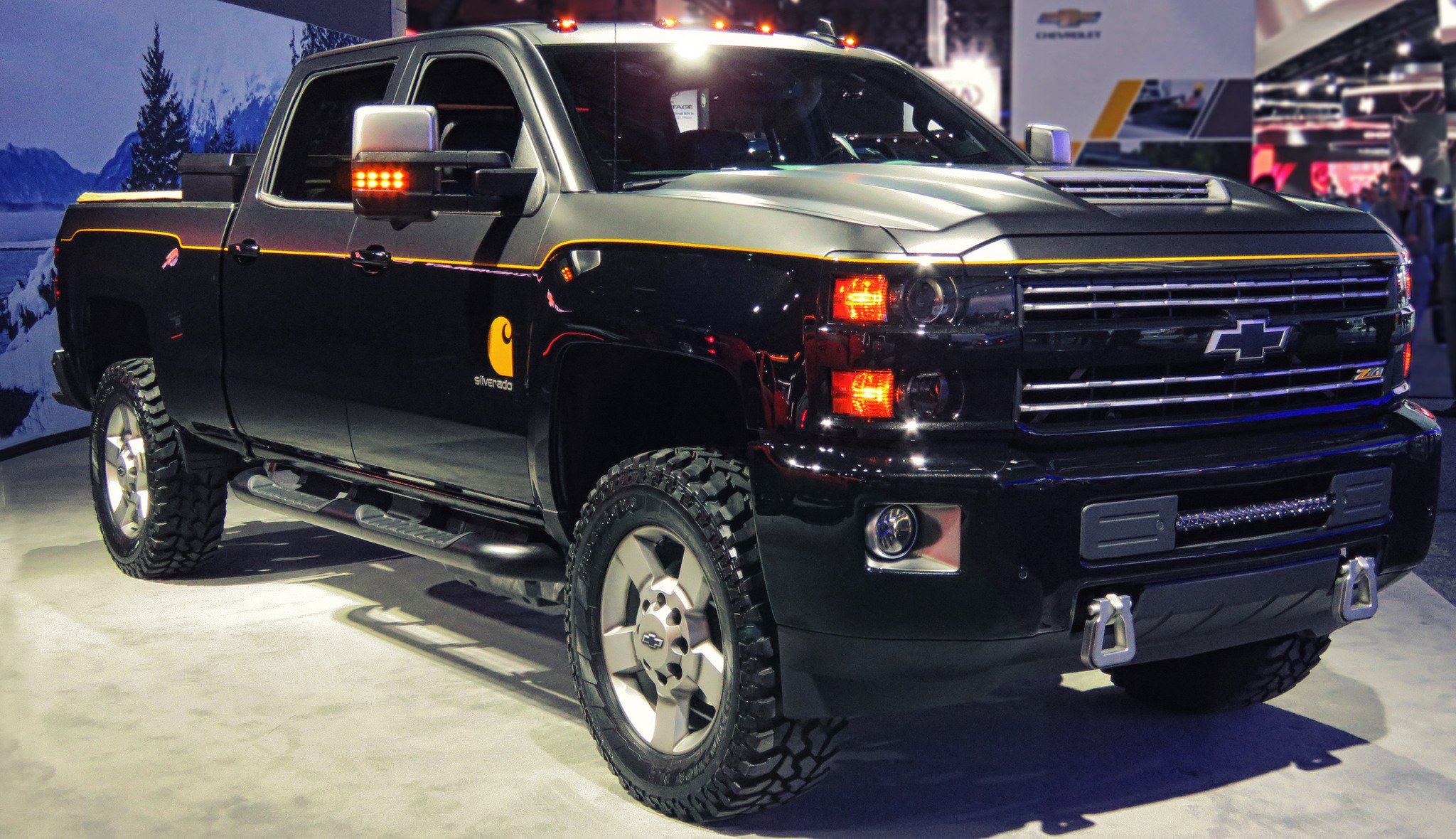 Chevy Trucks on X What happens when 2 hard working American brands from Detroit collab See the 2017 Silverado 2500HD Carhartt Concept at NAIASDetroit. https t LehTWjkyOP X