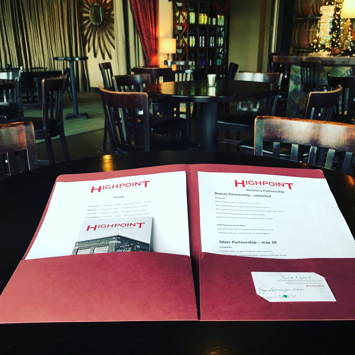 Highpoint650's tweet image. Visiting with Jody at @timestencellars. Talking about proving another reward for the residents at @Highpoint650. #nearsouthside #wine #urban