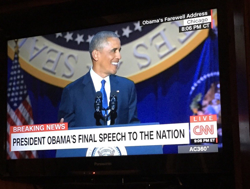 carol_weston's tweet photo. "Democracy can buckle when it gives in to fear." #RejectDiscrimination #obamafarewelladdress https://t.co/UqrimroAI9