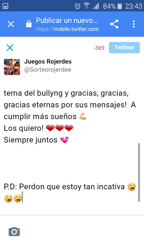 Sorteorojerdee's tweet image. Lo que quería decirles... ❤