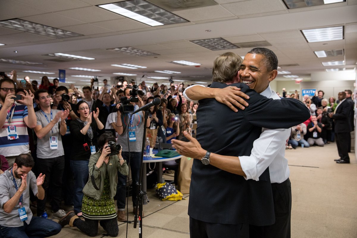 “To...every American who lived & breathed the hard work of change—you are the best supporters and organizers anyone could hope for' —@POTUS