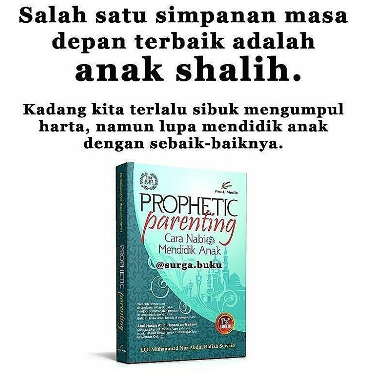 surgabuku's tweet image. Buku "Prophetic Parenting" surga.buku Rp 84.500. Yuk Order: BBM: 58E97B2B atau Sms/WA: 081221953575