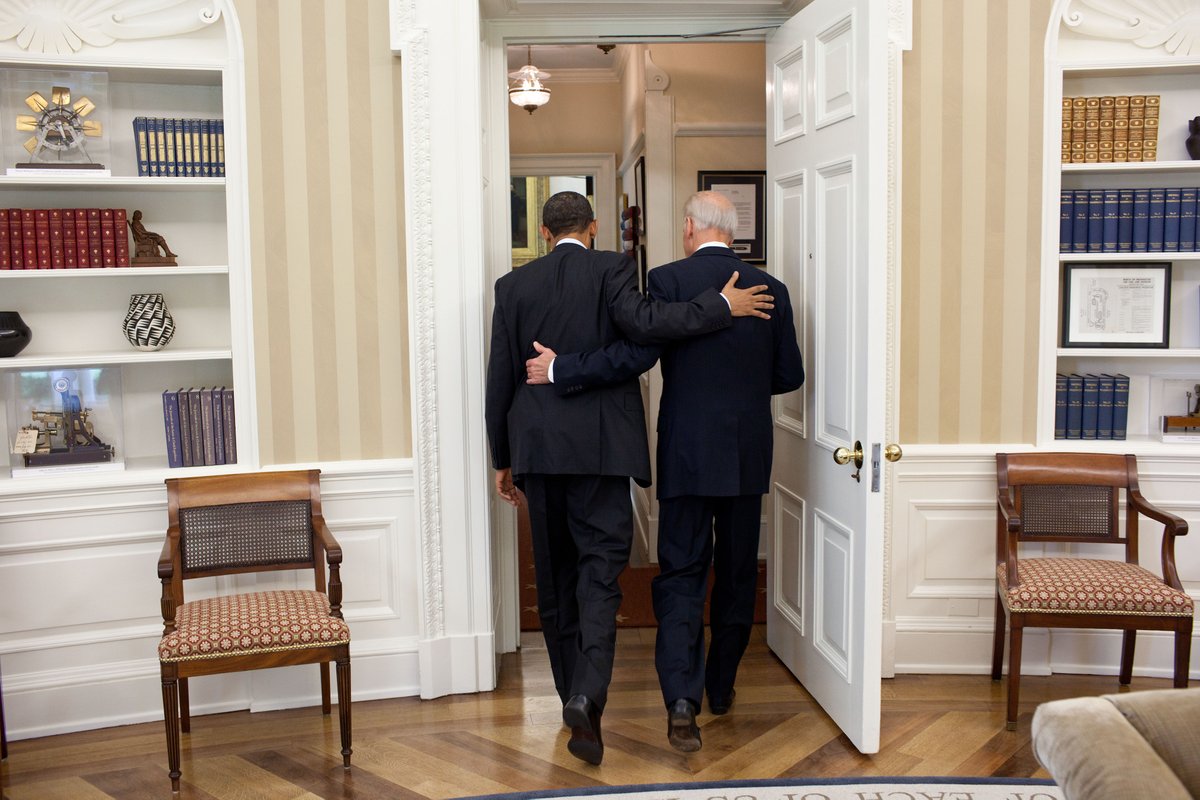 'Not just because you have been a great Vice President, but because in the bargain, I gained a brother.' —@POTUS