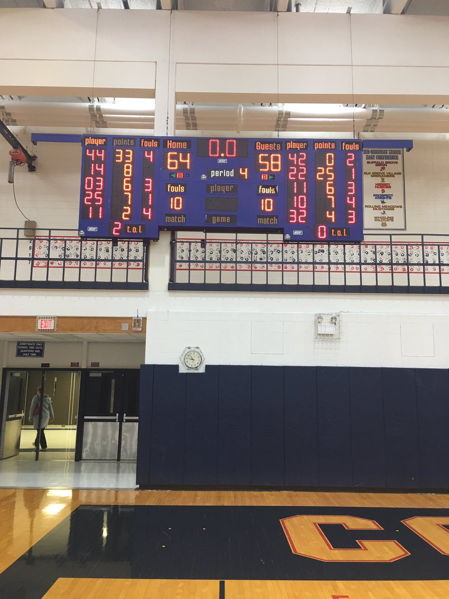 Conant Girls varsity basketball beat Prospect in overtime 64-58. Jorie Wachal finishes with 33 points. Great job by the entire team!