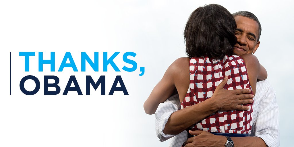 Thank you, Mr. President. Yes we can, and yes we did. #ObamaFarewell