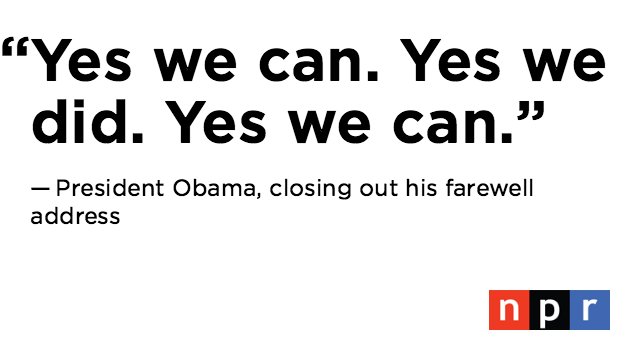 nprpolitics's tweet photo. .@POTUS' final remarks of his farewell address https://t.co/VX0Qi9iZ02