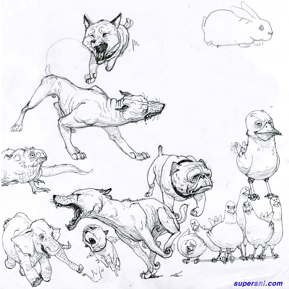 quick doodle from a long time ago... #drawing #sketch #doodle #kimjunggi #scribble #sketchbook #artwork 