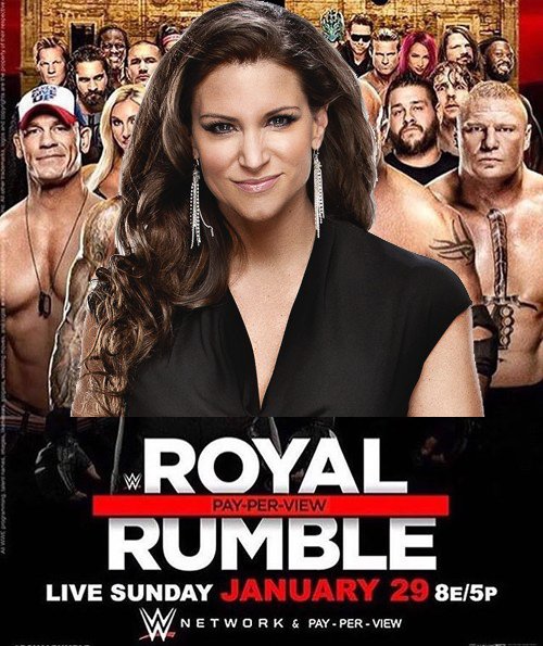 Im_The_Mouse's tweet image. Everybody complaining about the Royal Rumble poster would have really HATED the original version #WWE #WWERoyalRumble