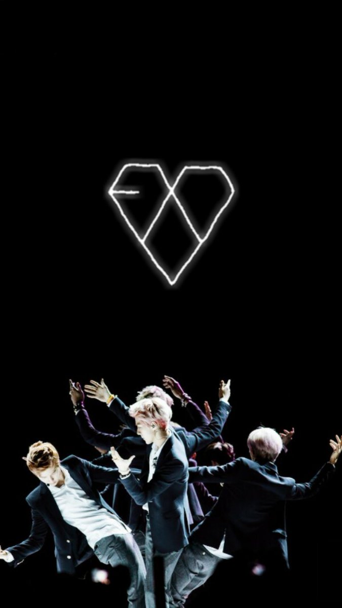 EXO Kpop Logo Lock Screen