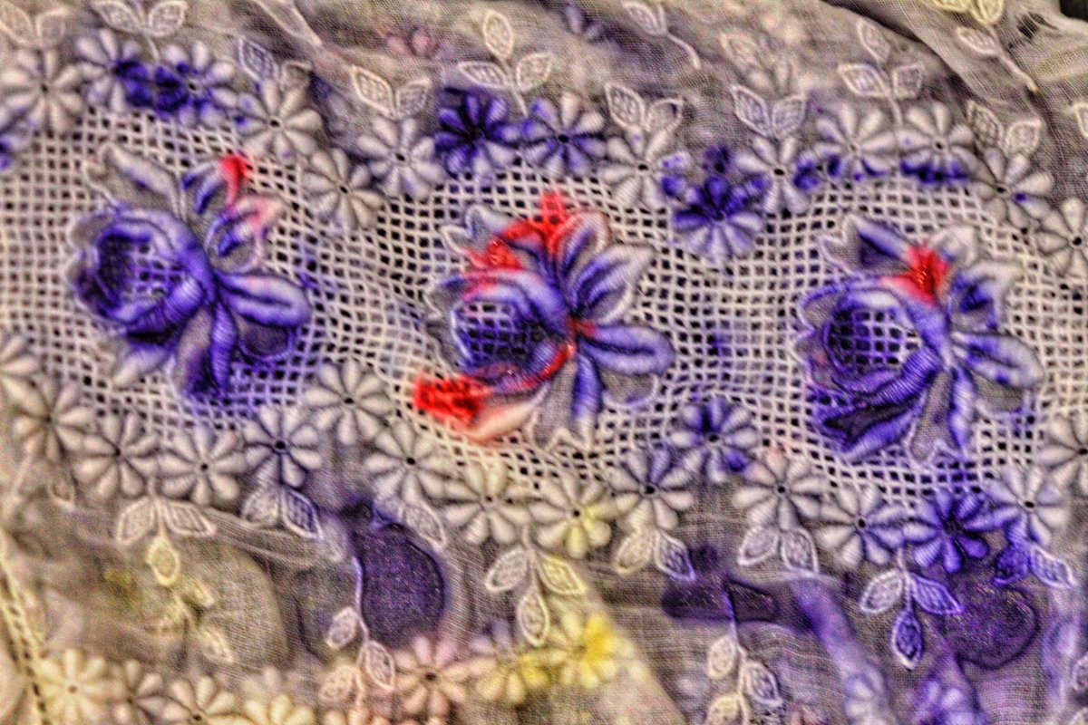 Textiles in which the colours are generated by naturally pigmented bacteria that form part of the C-MOULD collection.