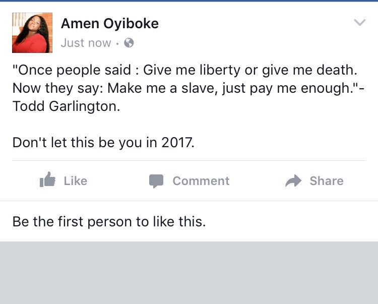 Amen2_that's tweet image. Don't 👏🏾Let👏🏾This👏🏾Be👏🏾You #workwithpurpose #dontbeaslave #cagedmentality #breakfree #wisdom