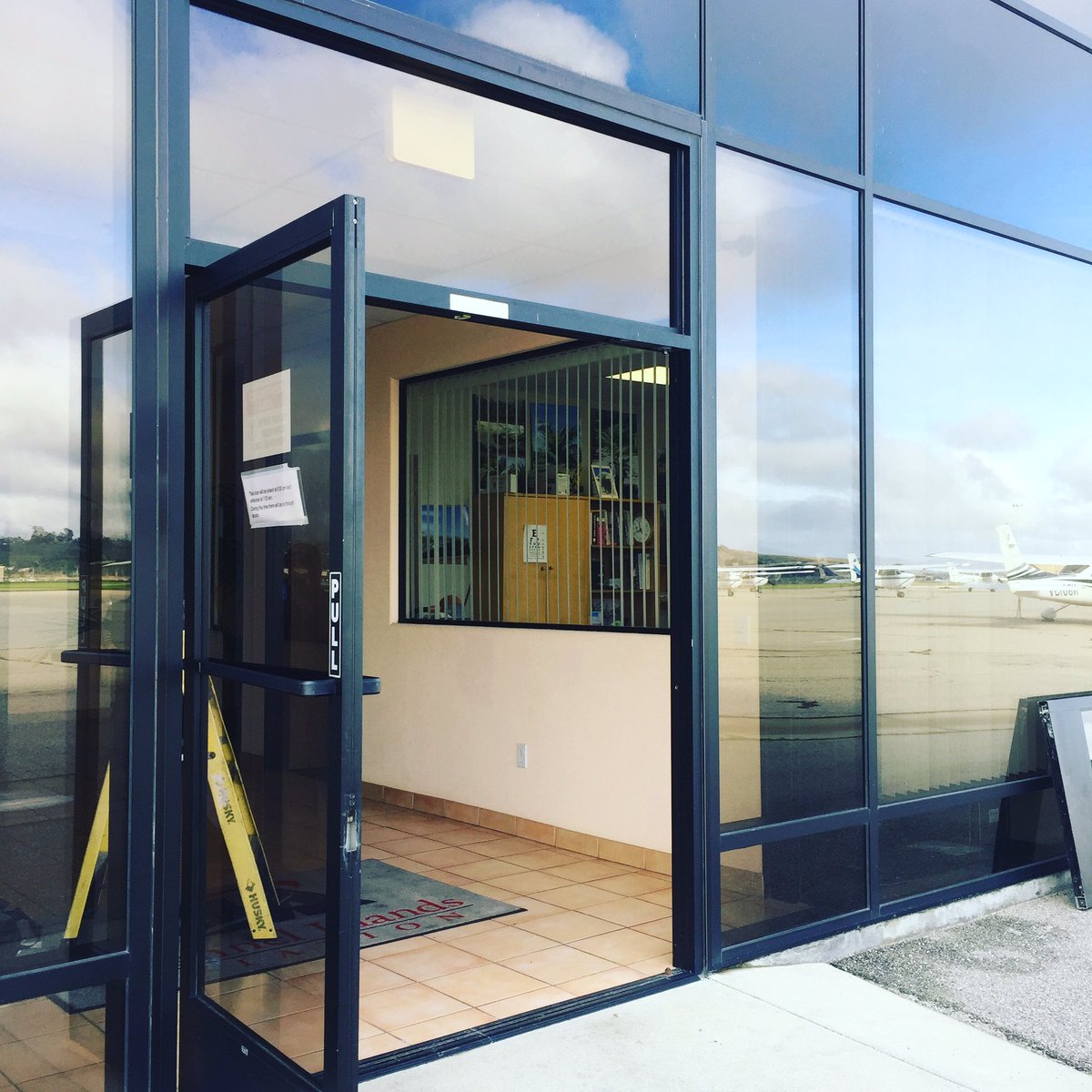 Yes we repair glass storefront doors also. Save on wasted energy costs and bring your doors back to ADA Compliant. #glassdoorrepair#BurkeOHD