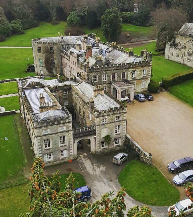 PortEliotEstate's tweet photo. Not often a man climbs to the top of the park tree and takes an aerial shot of Port Eliot #howwerole #treetopview #porteliot #viewfromabove https://t.co/GY0hZa15SU