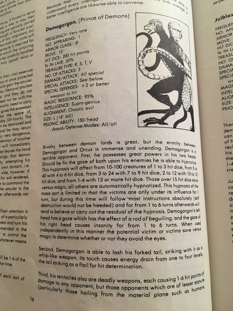 Download Ben Gelinas On Twitter Demogorgon Entry From 1st Edition D D For Free Wallpaper Ben Gelinas On Twitter Demogorgon Entry From 1st Edition D D For Free