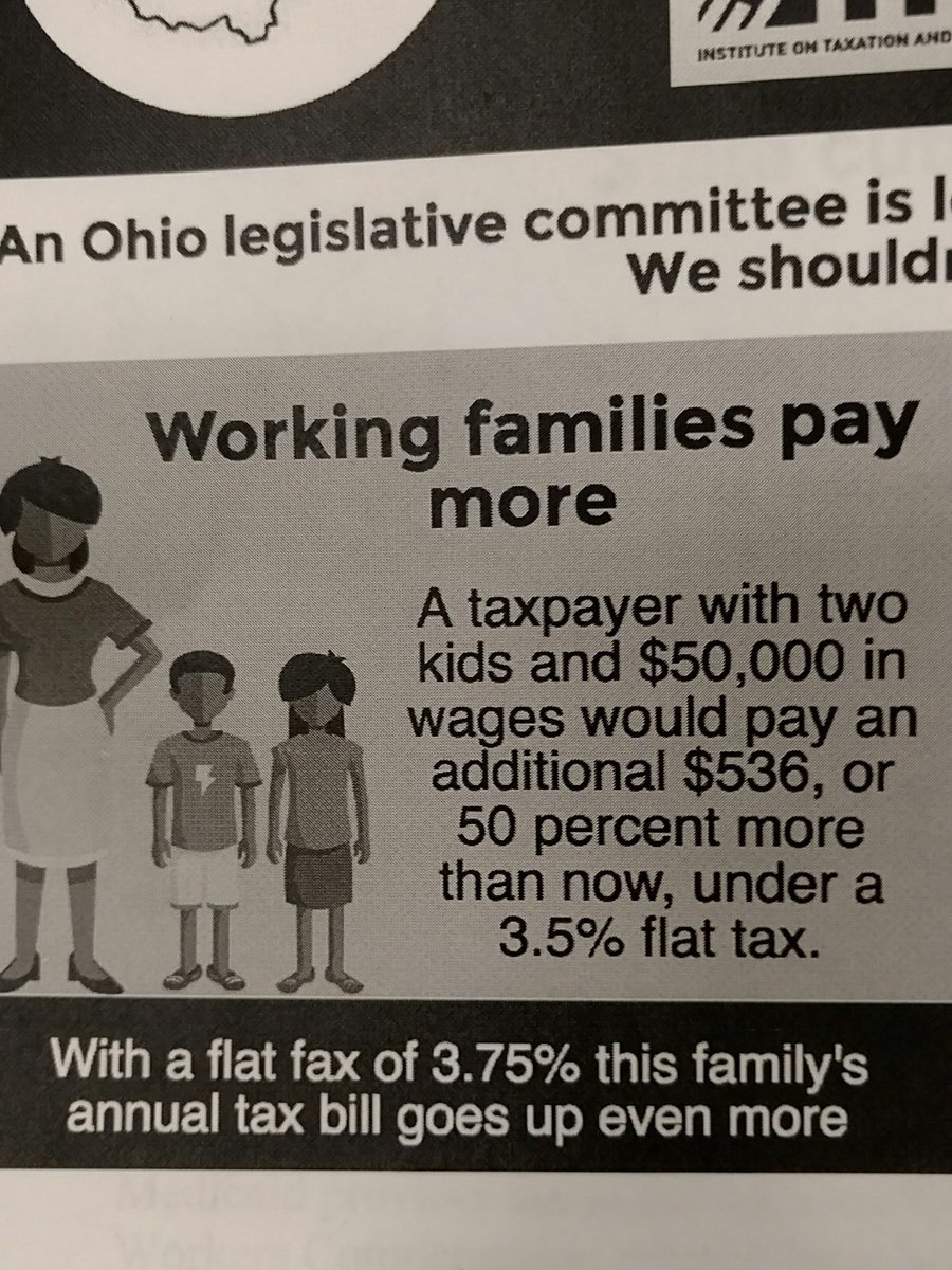 saxe83's tweet image. Ohio Republicans are trying for a flat tax.