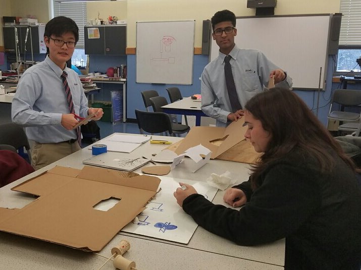 RamBotsLSA's tweet image. After a snowed out kickoff, the team is kicking it into high gear (get it?) with brainstorming and prototyping. #frc #omgrobots