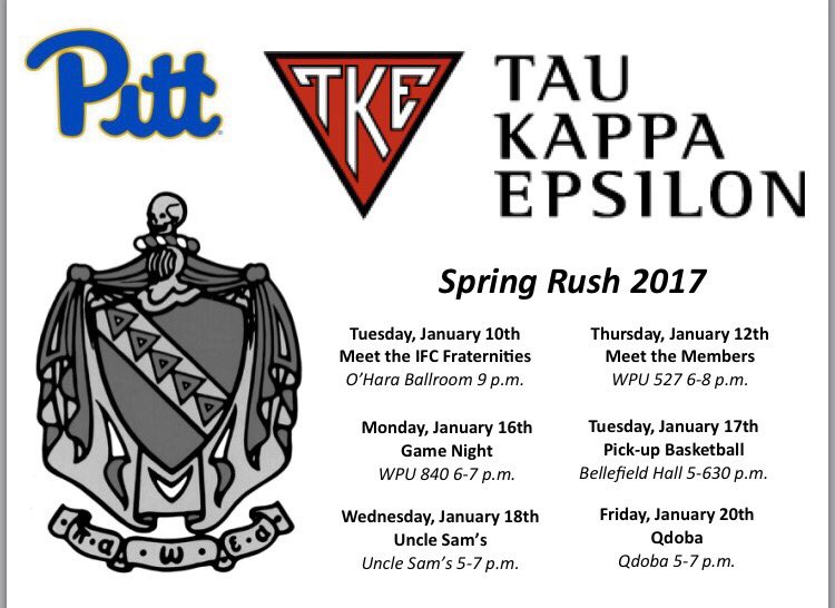 TKE at Pitt tweet media