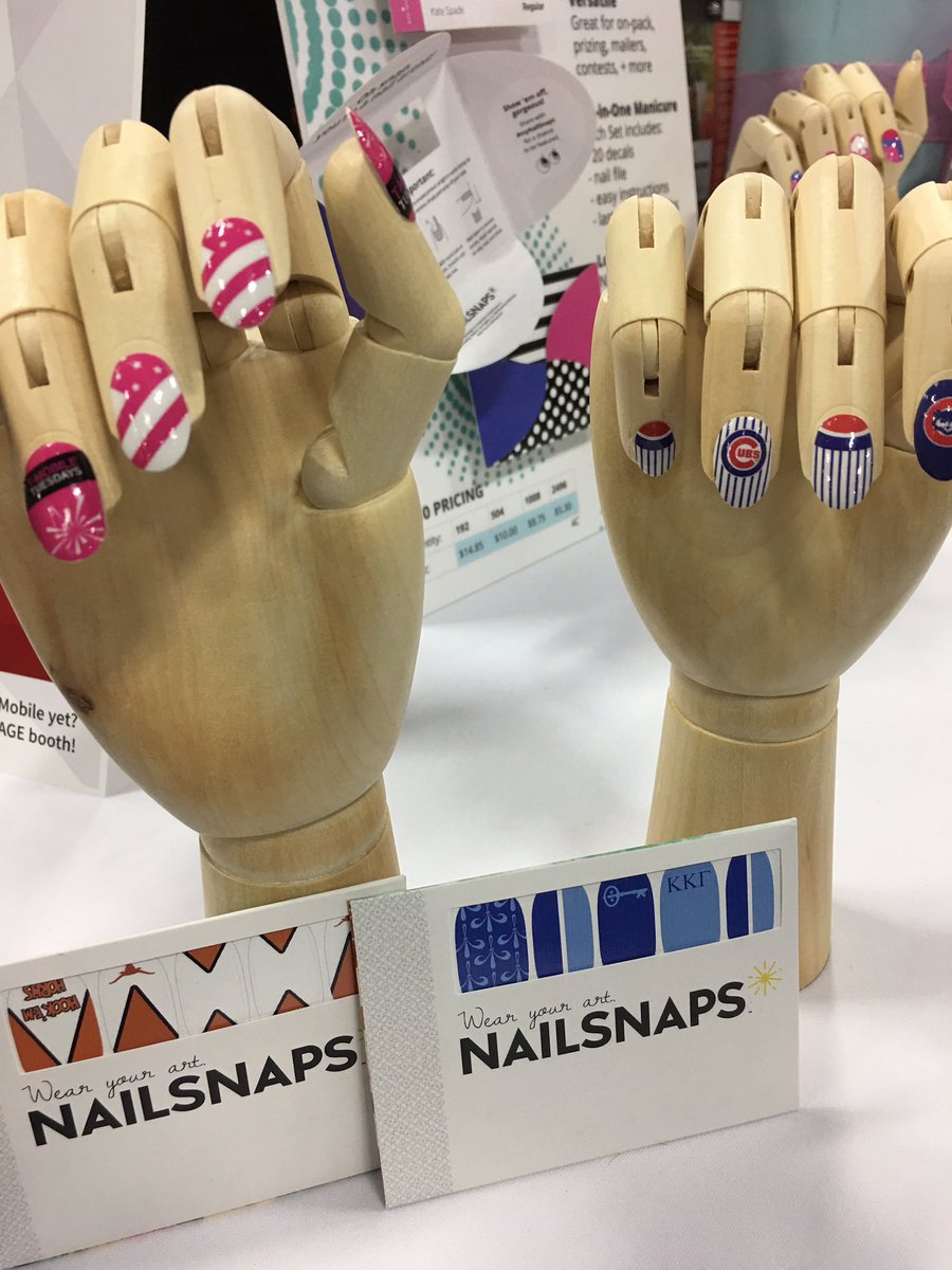 ABUnlimitedAmy's tweet photo. My new favorite product! #nailsnaps @NailSnaps #promogenius #shopAB promoitems #PPAIExpo https://t.co/XRuWZ3l2In