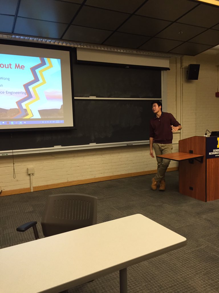 Kicking off the first meeting of 2017, with our new general meetings chair, Andrew Wong! #notjosefina