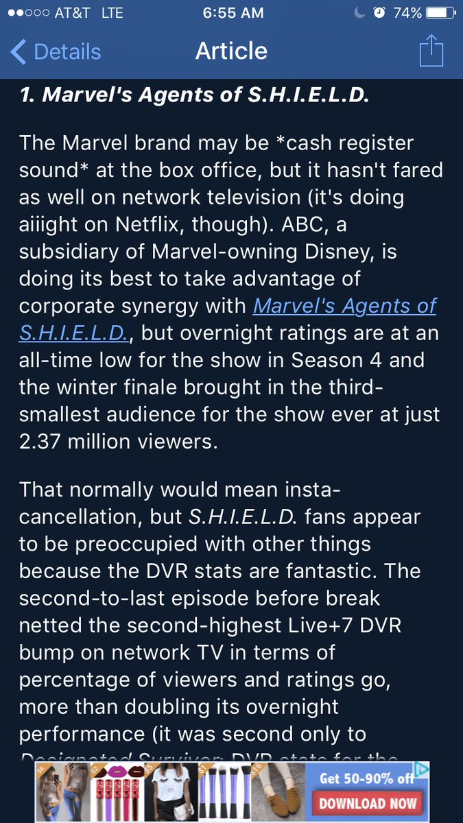 RoseayWW's tweet photo. Hello followers  here's your chance to save your favorite show from 2017 chopping block. Here an article to help you out. #Marvel #DC https://t.co/gPITkwbaR9