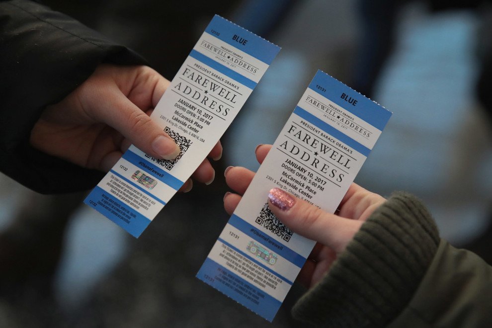 BuzzFeed's tweet photo. Obama out: The president is delivering his farewell speech Tuesday at 9 p.m. ET from Chicago. Here's what to expect: https://t.co/nKwrDsRHB6 https://t.co/TrcLAAf8dX