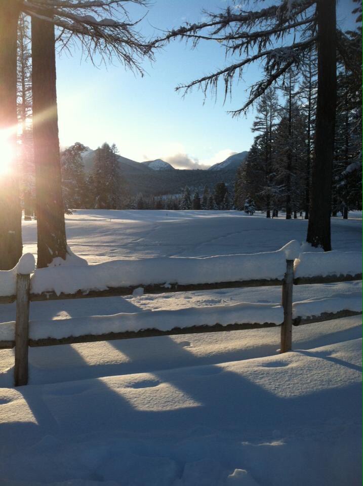 CVGCSUPER's tweet photo. Beautiful day in northwest Montana! #snow #golfmt #slightdelay until March! #explorelibbymt https://t.co/GYAAjSUX1e