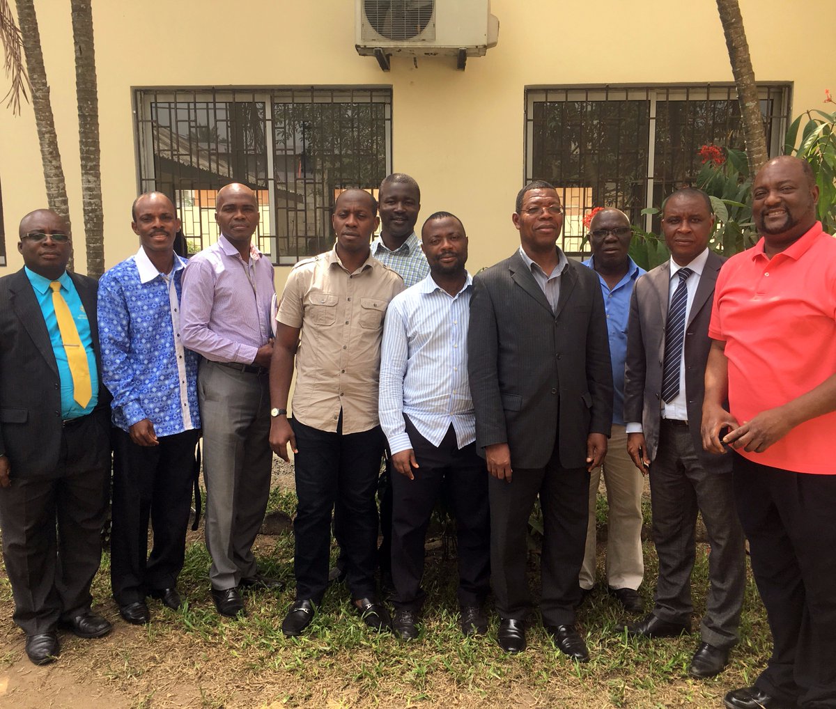 ShareHimNow's tweet photo. With Pastors in Ivory Coast. Twelve ShareHim young evangelists from France &amp; Switzerland will join members for evangelistic meetings Friday. https://t.co/5PHkWcGBaY