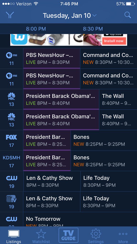 tarajackson710's tweet photo. On NBC tonight, President Obama is followed by "The Wall." Anyone else see the irony here? https://t.co/LIqlamt7rP