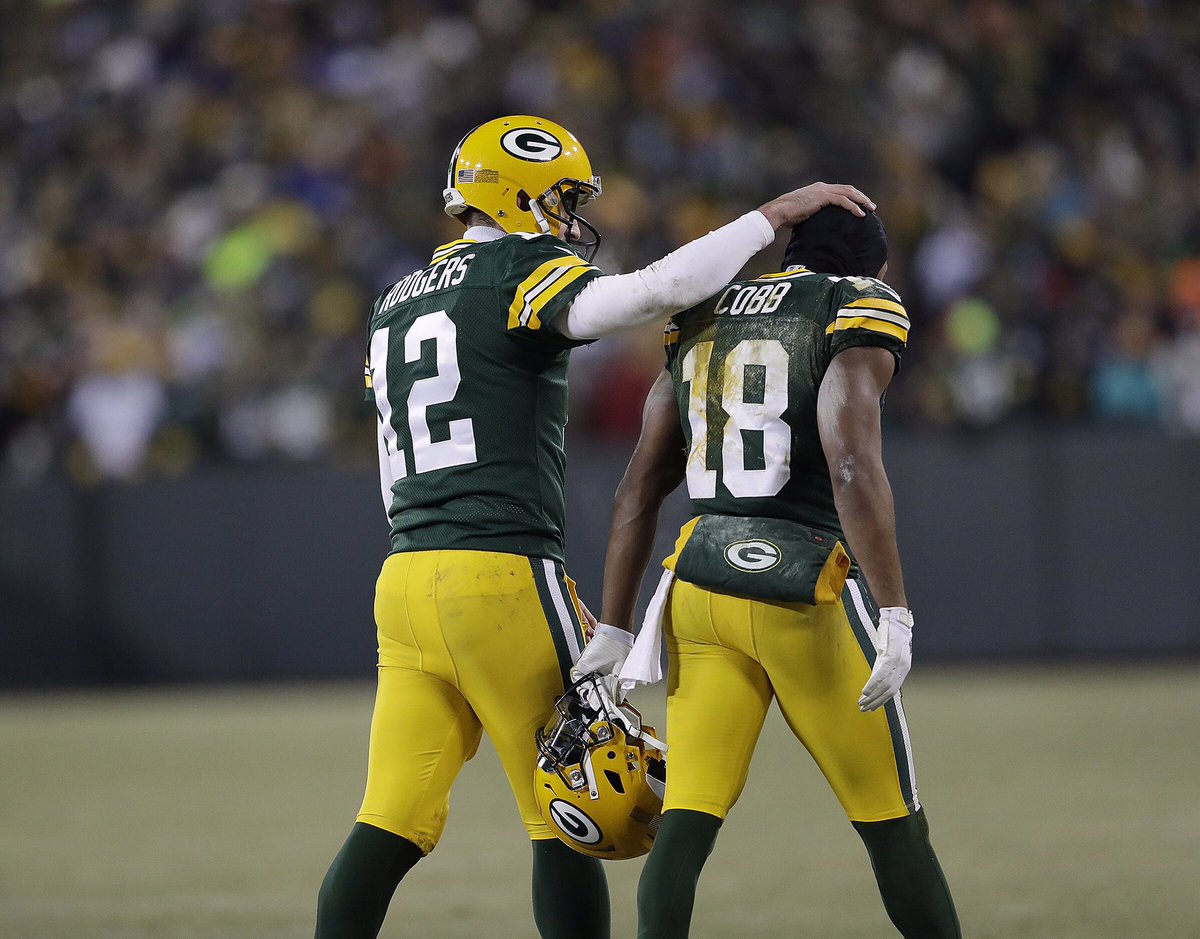 packers's tweet photo. 1️⃣2️⃣ &amp; 1️⃣8️⃣ #GoPackGo https://t.co/bHpexTWmzT