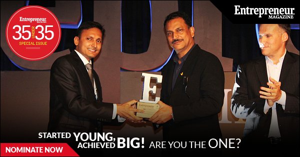 Are you among YOUNG Entrepreneurs making BIG differences with their ventures?Nominate Now bit.ly/2ibd45V #EntrepreneurInd35under35