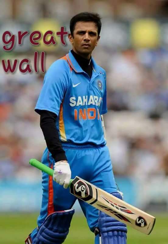 Happy Birthday to Rahul Dravid. The most gentlemanly batsman and my favorite. 