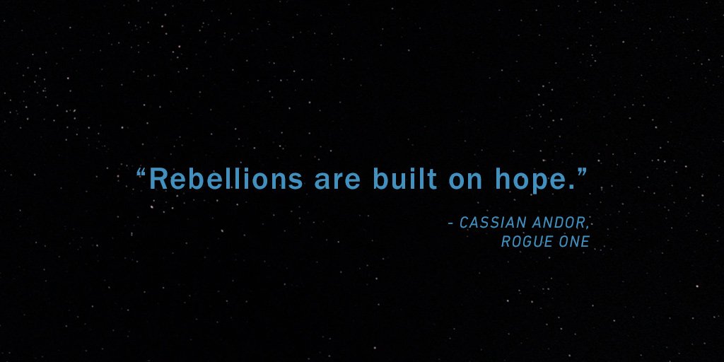 StarWarsPH's tweet photo. Fight for hope. #WisdomWednesday #GoRoguePH https://t.co/VcvNM5Wf5D