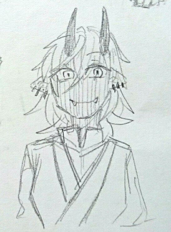 ……。 