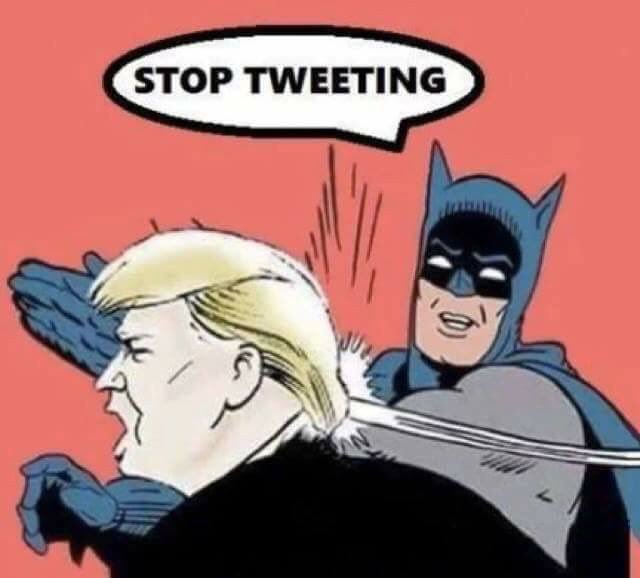 KodyWB's tweet image. You tell Mr. Trump Batman hahahaha