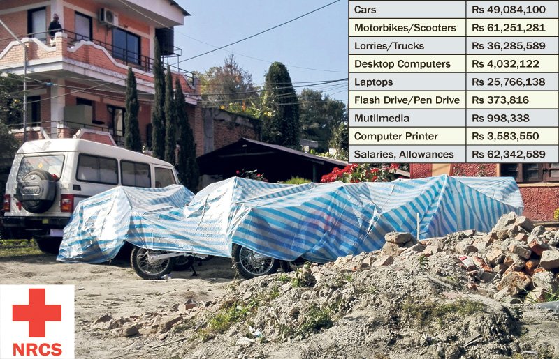 RepublicaNepal's tweet photo. #NGOwatch #RepublicaExclusive Nepal Red Cross spends millions from quake funds on 'luxuries' | https://t.co/QoYKg9fPcG https://t.co/cbAHlwRX3S