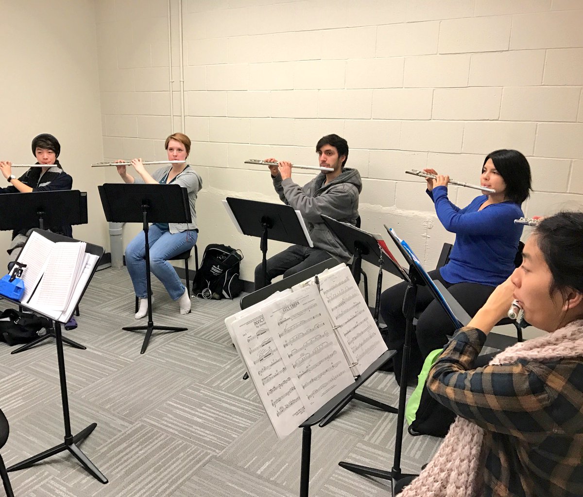 We had our first rehearsal in the <a href="/TransAlta/">TransAlta</a> Performing Arts Studios tonight! 👏