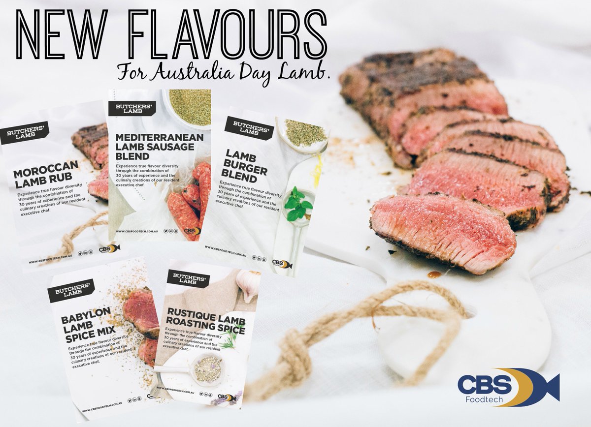 CBSFoodtech's tweet image. Australia Day Lamb has never tasted this good. Be the first to try our new flavour profiles, get access: cbsfoodtech.com.au/butcherslamb/ #butchers