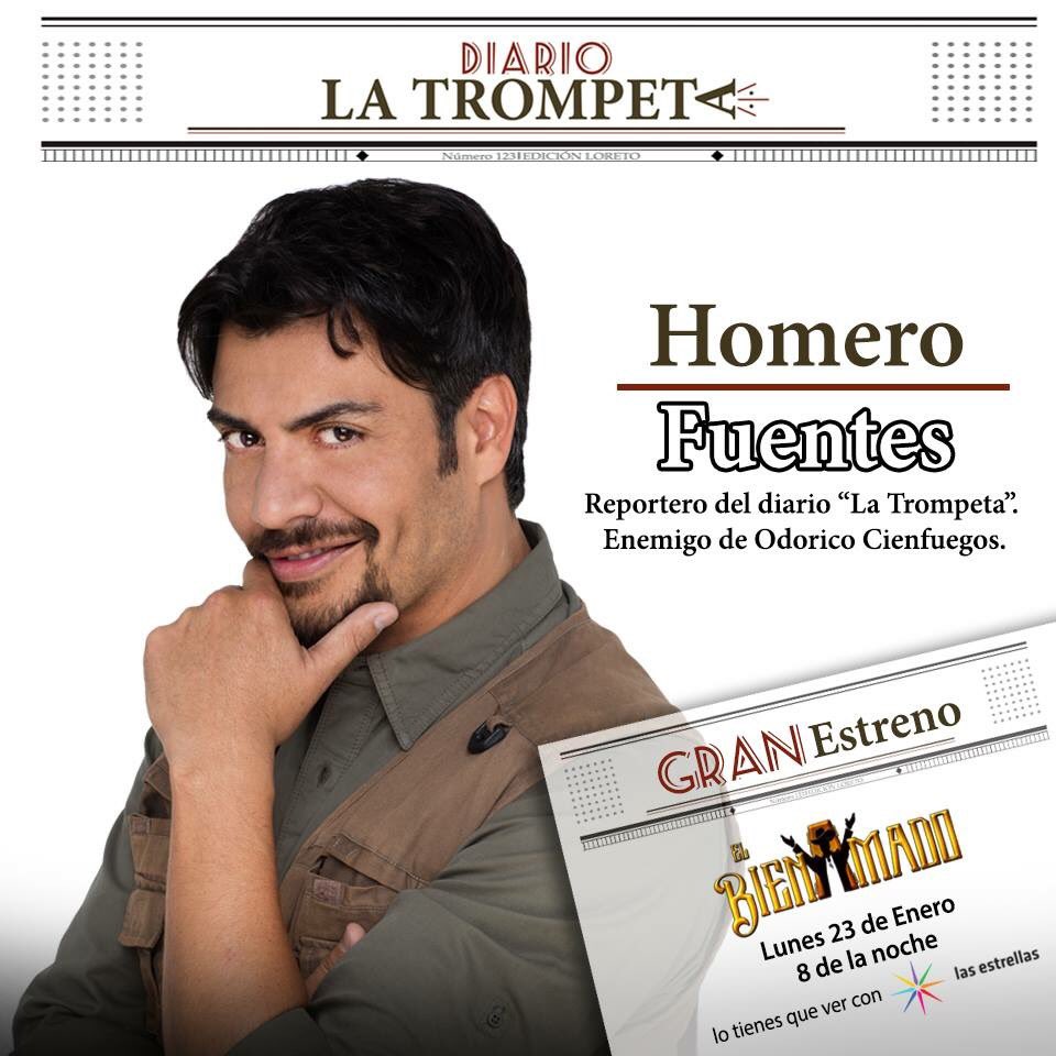 Team_Miky's tweet photo. #HomeroFuentes ¿A qué retos lo llevará su tenacidad? ¡Descúbrelo a partir del Lunes 23 de Enero! @ElBienamadoTv @andrespalacios1 #TeamHomero https://t.co/hrzqqNHMzK