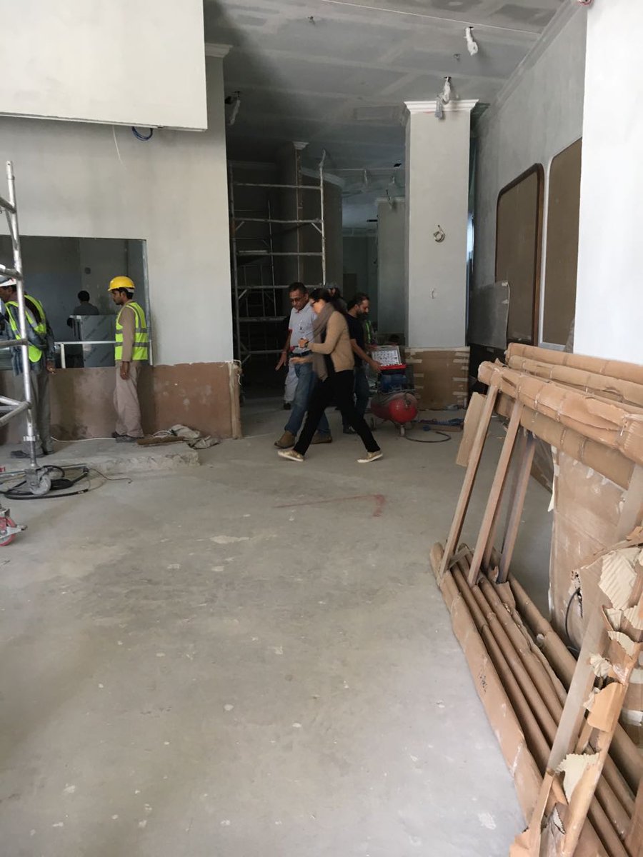 ccrestaurantuae's tweet photo. Precious Alexandra, our super talented architect, always there with the hard working team! Perfect finishes meeting finesse. #d3 #thisisd3 https://t.co/dlQMnggukO