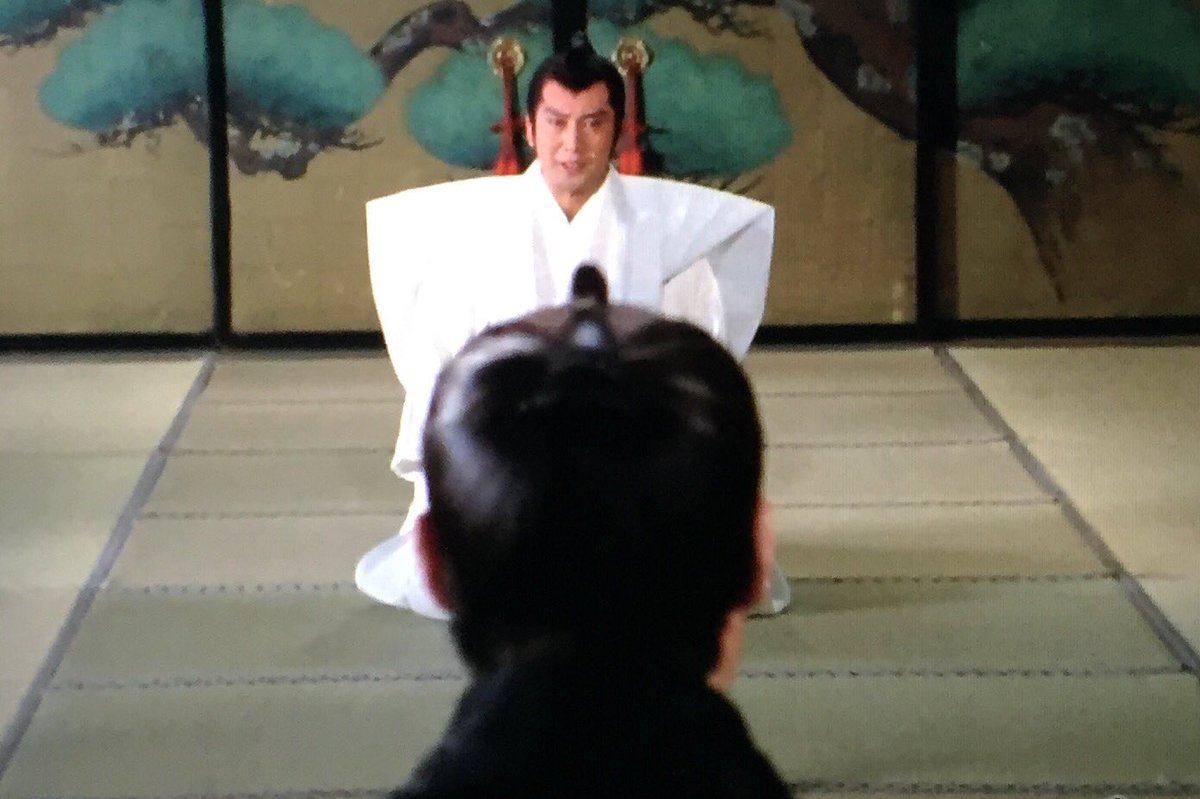 松平長七郎と伯父・将軍家光の対決。 #長七郎江戸日記 #高橋幸治 #里見