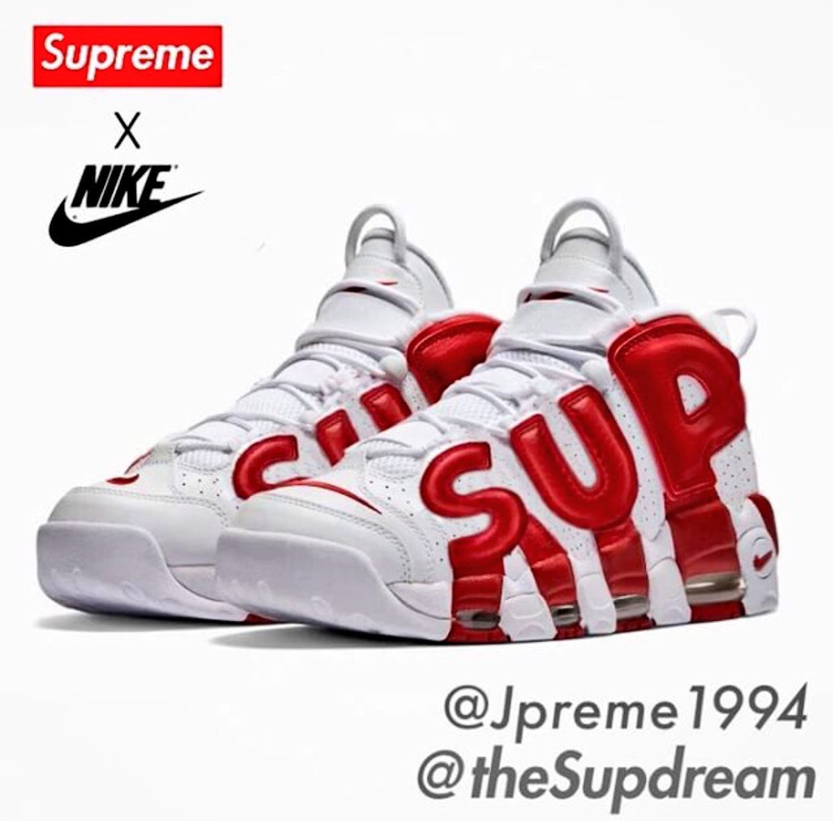 絶妙 Supreme/Nike 在庫僅少】 Air More Uptempo シュプテン - www