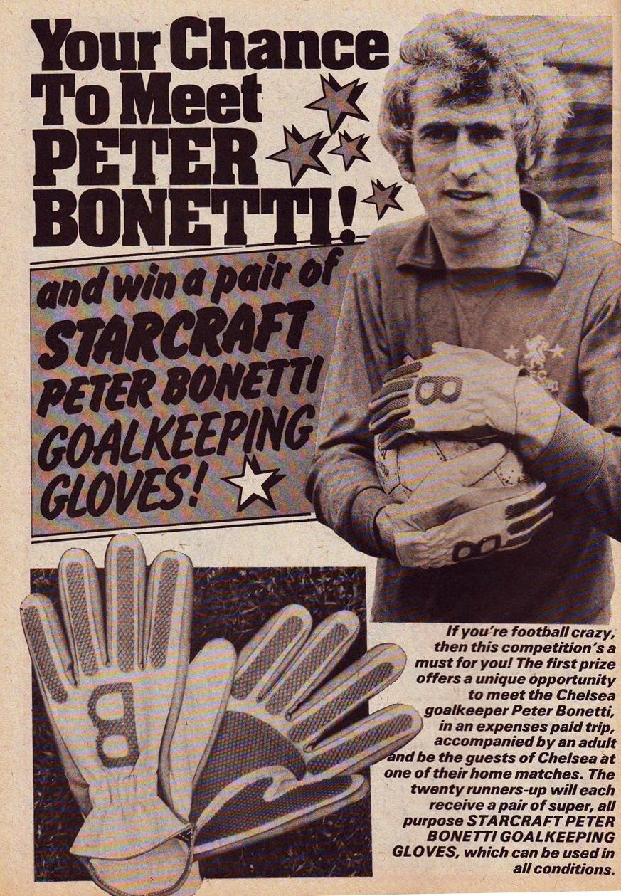 Peter bonetti gloves on sale
