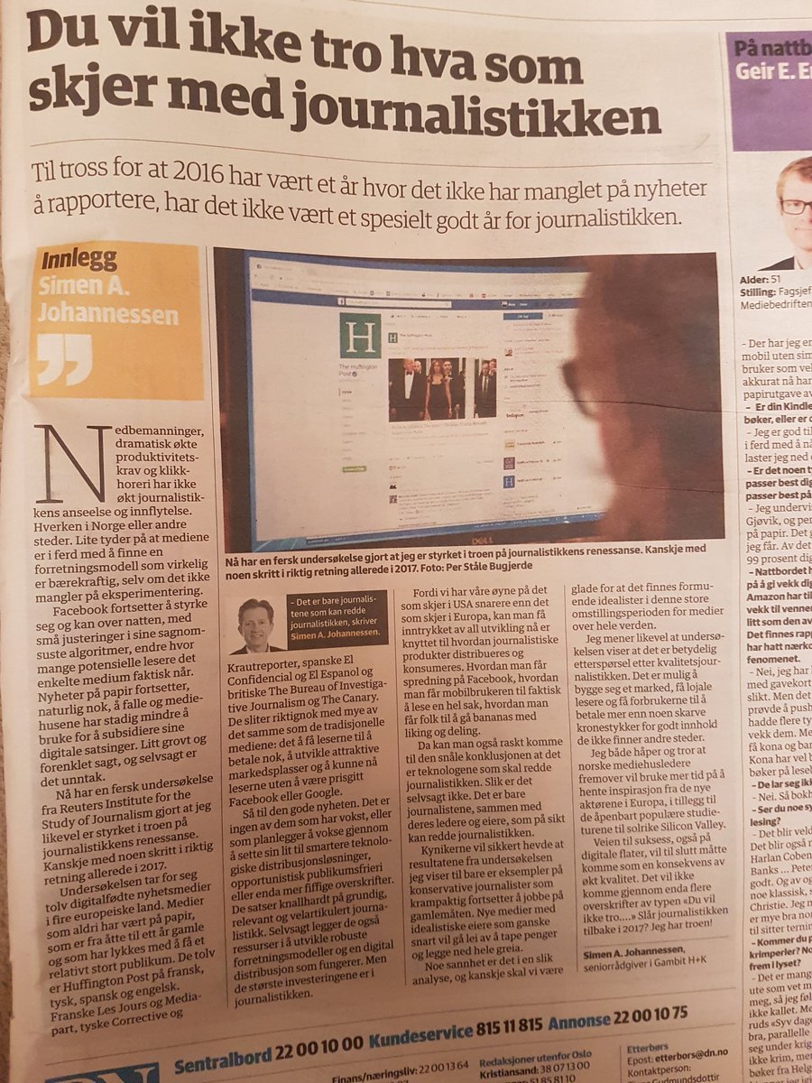 RuneAaH's tweet image. @SIMENAJ om #kvalitetsjournalistikk . Jeg håper også. 🖒