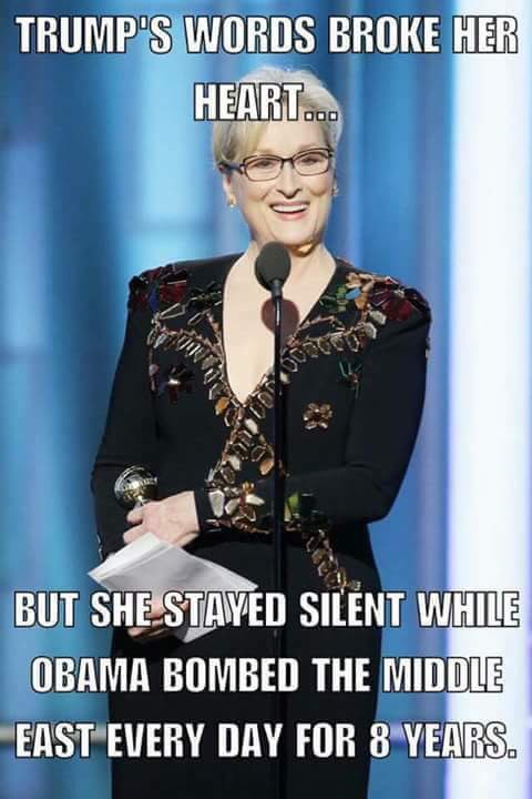 Looney Tunes Meryl Streep has another Trump meltdown