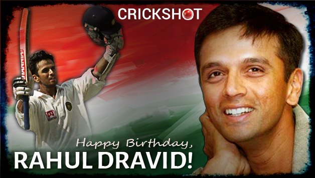 Wishing a very happy birthday to The Wall - Rahul Dravid !!! 